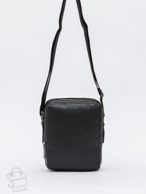 Сумка мужская кожаная 8882-2Z black Zinimsk