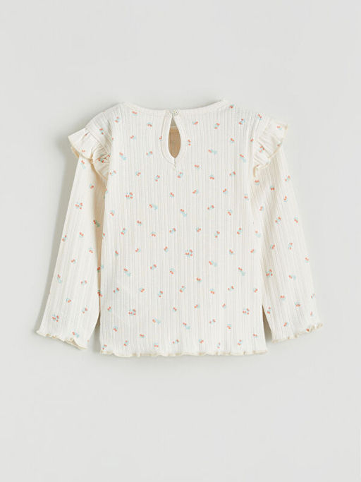 ?i?ekli F?rf?rl? K?z Bebek Bluz