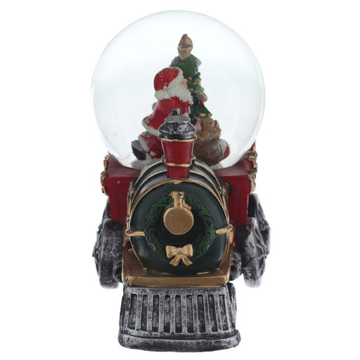 Фигурка декоративная "Дед Мороз" в стекл шаре, D 10 см, L18 W11 H16 см