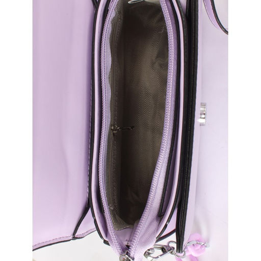 Сумка женская искусственная кожа Ch&K-8618, 1отд, 2плеч/рем, сирень SALE 255091 - Adelia фото 3