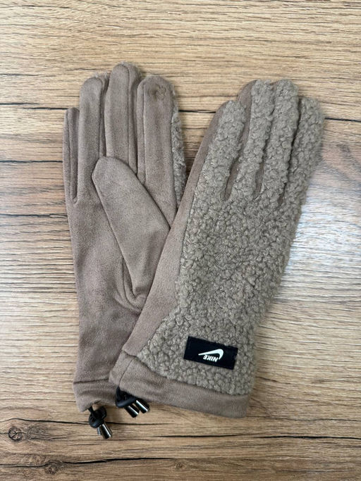 K13180 Перчатки утепленные БЕЖЕВЫЙ