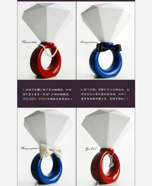 Светильник Кольцо с бриллиантом цвет красный 904003 - Yiwu youda import & export co фото 5