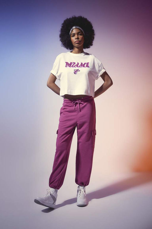 DeFactoFit Футболка с короткими рукавами и круглым вырезом NBA Miami Heat  фото 2