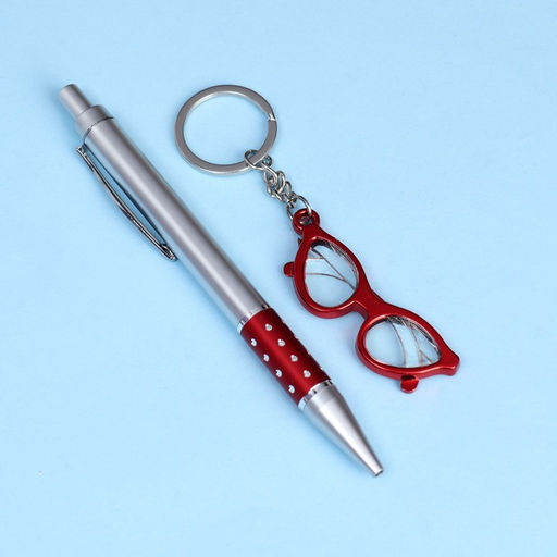 Набор подарочный 2в1 (ручка, брелок очки) микс - Simaland фото 2