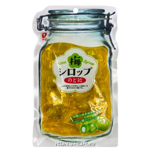 Леденцовая карамель Сливовый Сироп Pine, Япония, 80 г Акция