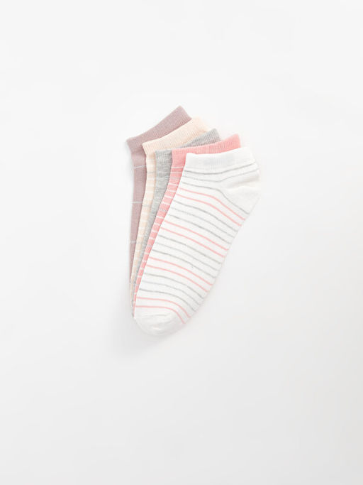 ?izgili Kad?n Patik ?orap 5li