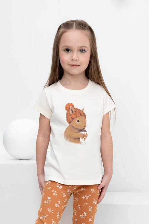 КР 302185/молочный к411 фуфайка для дев