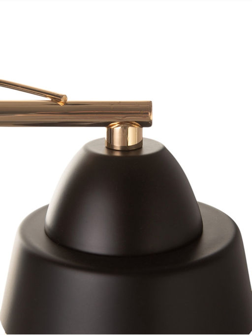 Люстра потолочная BayerLux «Кансе», 3хЕ27, 40 Вт, черно-золотой, 50×15×23 см