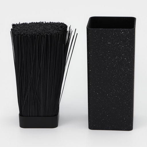 Подставка для ножей с наполнителем Доляна «Зефир», 22×10 см, цвет чёрный