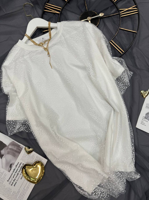 Футболка с фатином - Ksa фото 2