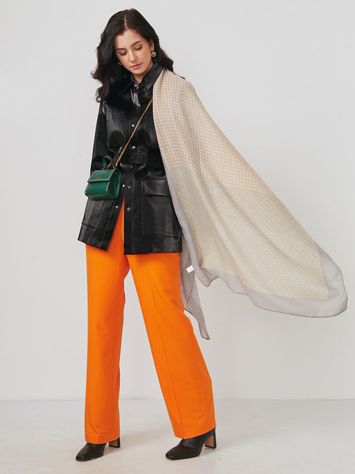 Большой, мягкий, тонкий и очень нежный двусторонний палантин - Tantino фото 4