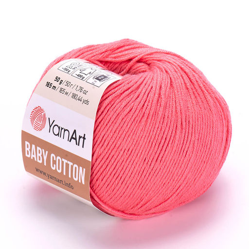 Беби коттон (Baby cotton) пряжа YarnArt 50%хлопок 50%акрил10x50г/165м