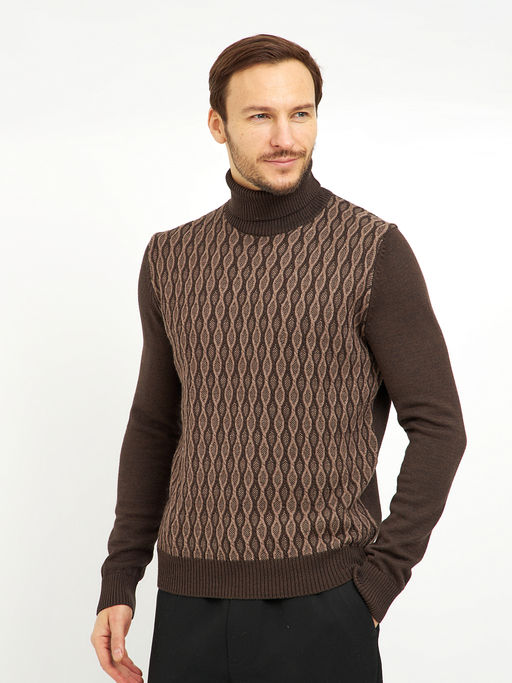 водолазка мужская с узором - Glenfield фото 5