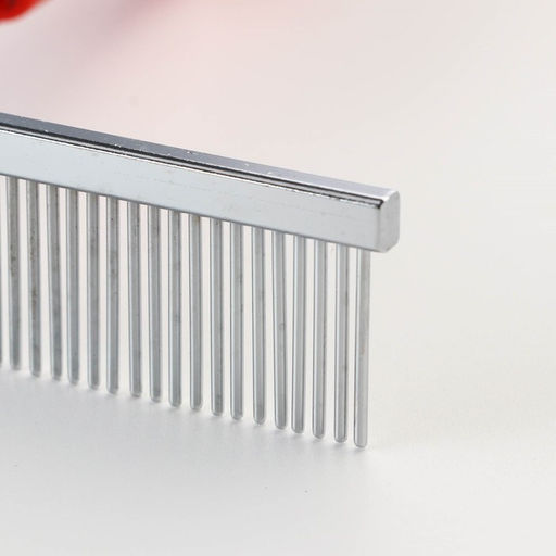 Расчёска Лапки изогнутая, 10,5 х 15 см, красная - Пижон фото 2