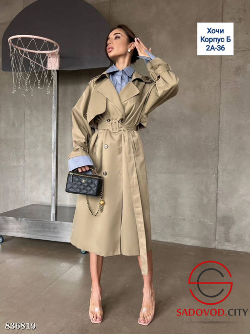 Тренч женский весенний - Bruno фото 2