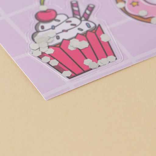 Цена за 5 шт. Наклейка-шейкер «Сладкие мечты», 14×21 см