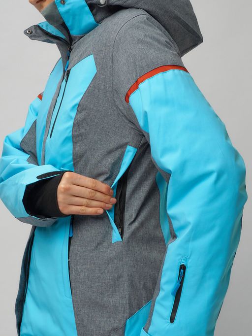 Горнолыжный костюм женский голубого цвета 02272-2Gl - Chunmai фото 11
