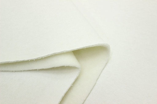 Футер 3-х нит. начес цв.Сливочно-молочный, ш.1.8м, Пенье, хлопок-65% п/э-35%, 350гр/м.кв - Купава фото 5