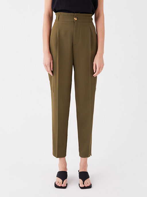 Kad?n Havu? Kesim D?z Pantolon