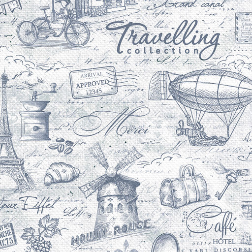 Кофр подвесной для хранения, 4 секции, 30*30*84 см, TRAVELLING INDIGO, шт - Valiant фото 3