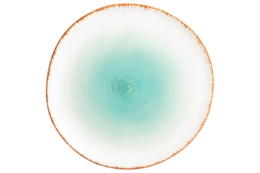 Тарелка обеденная 26,5*26,5*2,5 см Кантри бирюзовая - Elan gallery фото 4