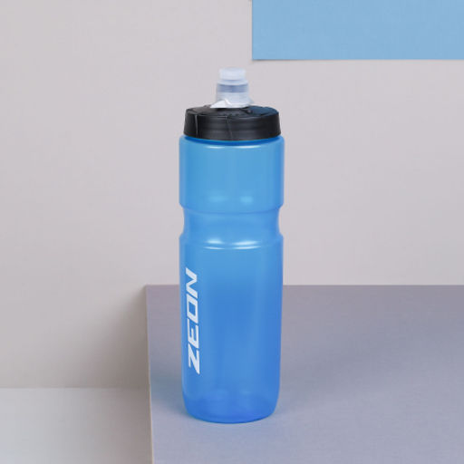 Бутылка для воды велосипедная ZEON WB226 гоночная, клапан кэмэлбак, пищевой hi-quality PP, 750ML цвет blue/уп100 - Галеонтрейд фото 2