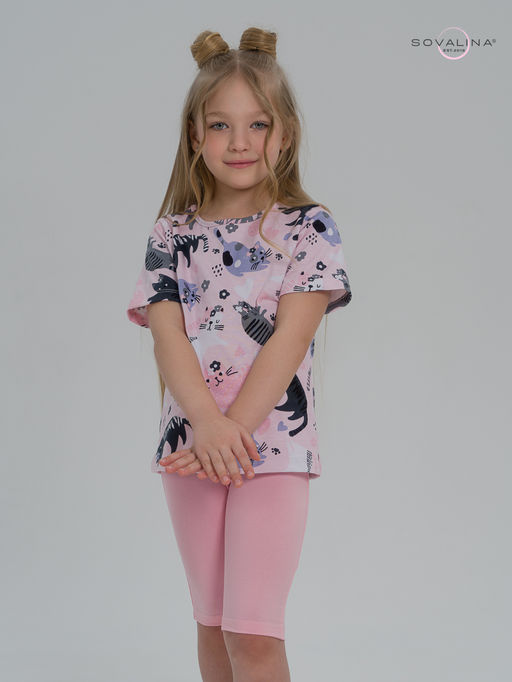 Костюм Актив ленивые котики-розовый - Sovalina фото 9