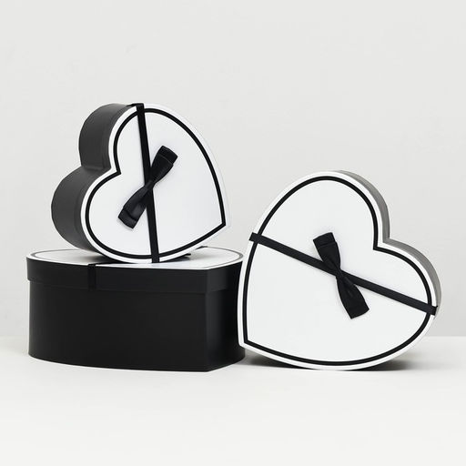 Набор подарочных коробок сердце 3 в 1, L:27?27?12cm M:23.5?23?11cm S:19?19?10cm