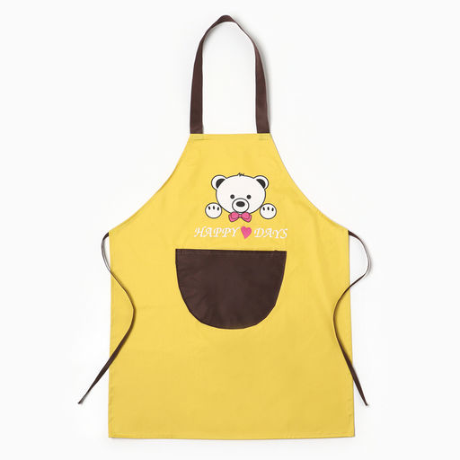 Фартук детский Этель Bear 44*60см, цв. желтый, 100% п/э  фото 2