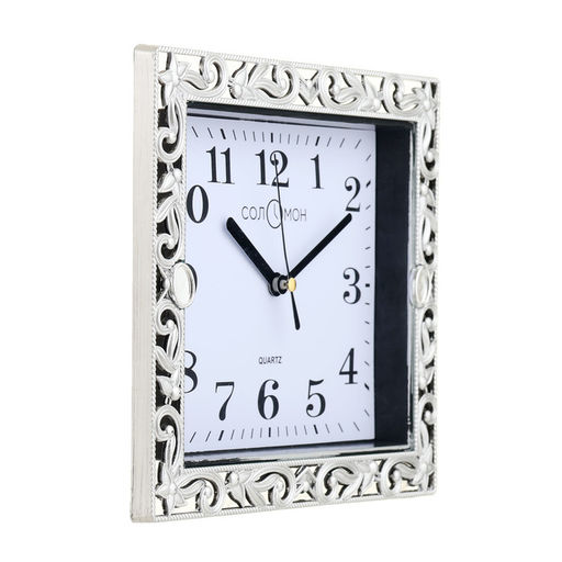 Часы настенные классические «Зара», бесшумные, плавный ход, 21×18 см