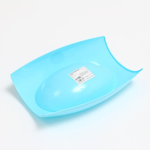 Миска пластиковая 27 х 19 х 5,5 см, голубая - Пижон фото 4