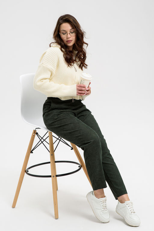 Брюки Натали микровельвет в ассортименте фото 55