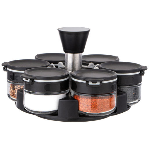 НАБОР ЕМКОСТЕЙ ДЛЯ СПЕЦИЙ 6ШТ 85МЛ НА ПОДСТАВКЕ AGNESS  фото 6