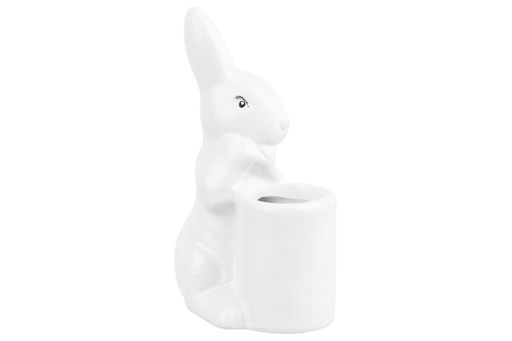 Вазочка п/зубочистки 6,5*4,5*10 см "Зайка" + зубочистки