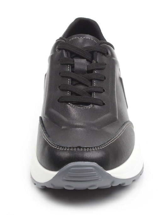 03-A9043-1 BLACK Кроссовки женские (натуральная кожа)