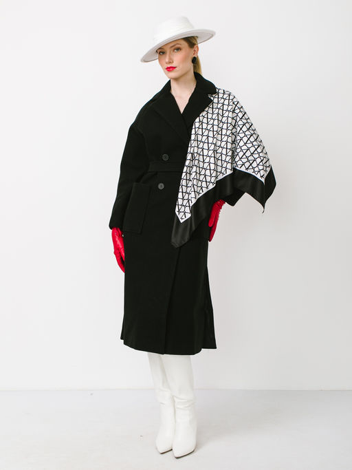 Большой мягкий очень нежный двусторонний платок - Tantino фото 7