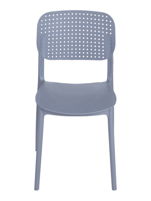 Стул пластиковый, графит