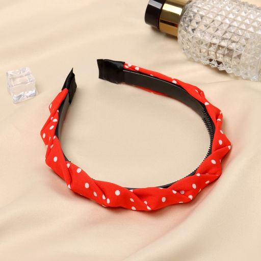 Цена за 2 шт. Ободок для волос «Феличе», горох, 1.2 см, МИКС