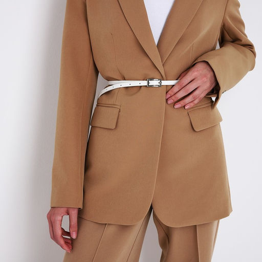 Ремень женский, ширина 1 см, пряжка металл, цвет белый - Simaland фото 4