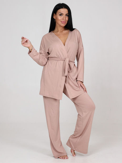 606-ЖК ЖЕНСКИЙ КОМПЛЕКТ (Бежевый) - А-дина фото 4