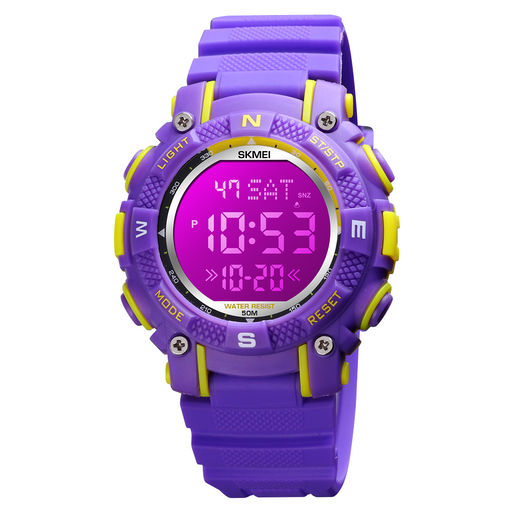 Часы наручные Skmei детские электронные спортивные 1613purple