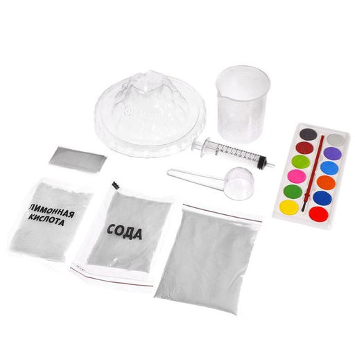 Набор для опытов Создай свой вулкан, из гипса - Эврики фото 2