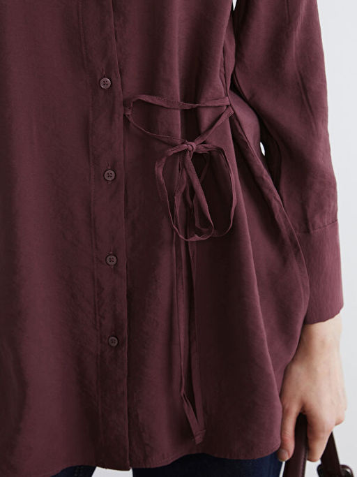 Ba?lama Detayl? Kad?n G?mlek Tunik