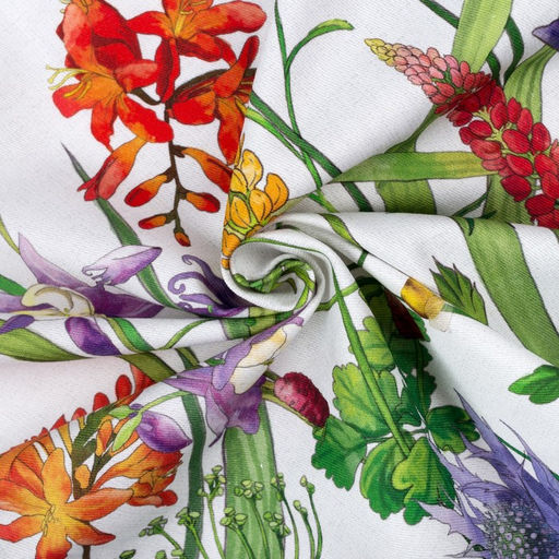 Скатерть Луговые цветы d=150 см, 100% хл, саржа 190 г/м?