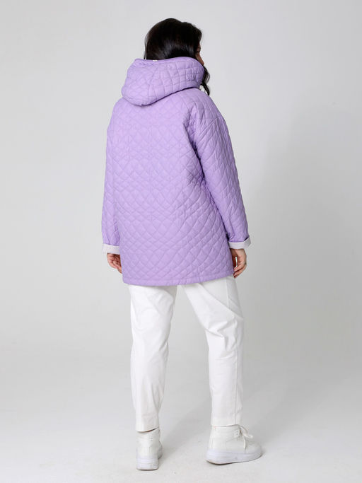 25128 Куртка сиреневый - Dizzyway фото 4