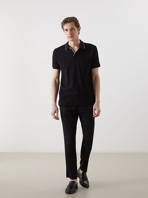 Polo Yaka K?sa Kollu Erkek Ti??rt