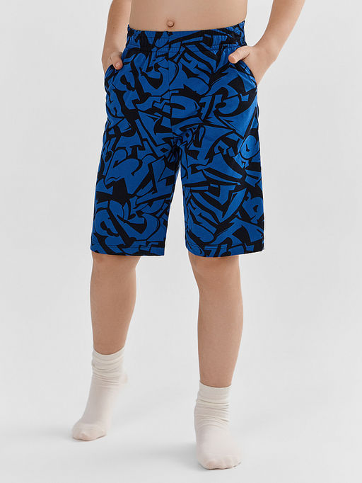 Шорты домашние для мальчиков синие - Mark formelle фото 2