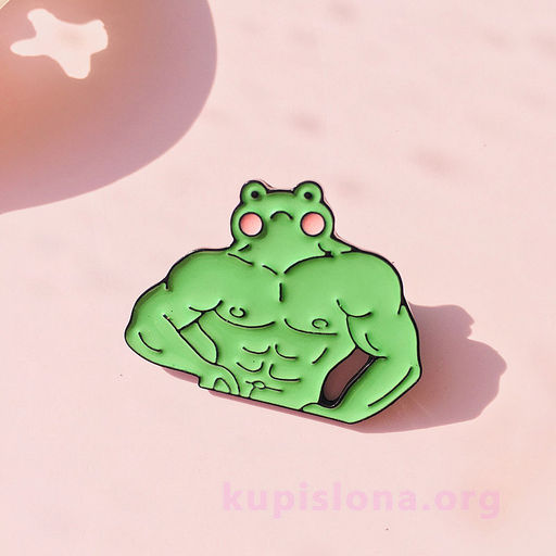 Брошь-значок Sport frog - Купи слона фото 3