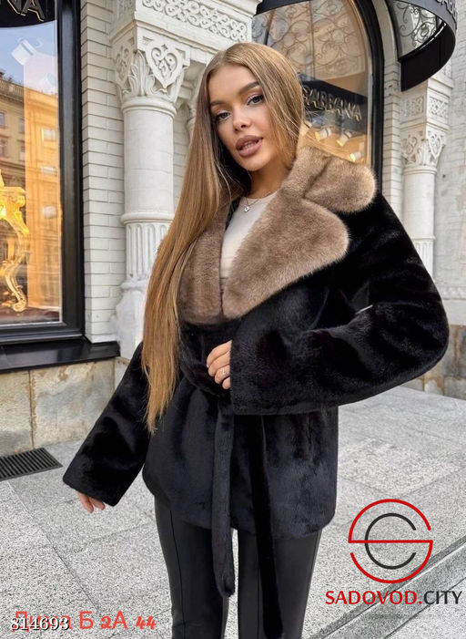 Шуба женская из искусственного меха