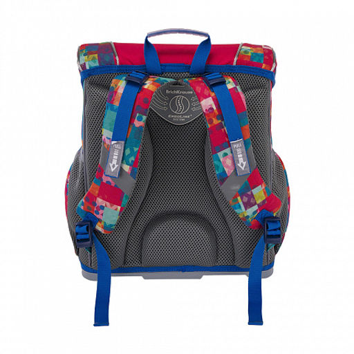 Цена за 1 шт. Ученический ранец с пластиковым дном ErichKrause® ErgoLine® 16L Patchwork  фото 3